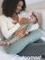 Coussin d'allaitement Softy Tetra beige+beige imprimé+vert - vertbaudet enfant 
