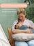 Coussin d'allaitement Softy Tetra beige+beige imprimé+vert - vertbaudet enfant 