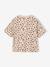T-shirt fille imprimé manches courtes anthracite+beige+jaune pâle+sable - vertbaudet enfant 