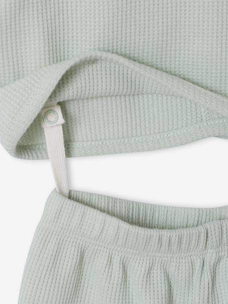 Lot 2 pyjashorts fille pratique vert sauge - vertbaudet enfant 