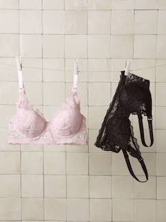 -Lot 2 soutien gorge allaitement dentelle