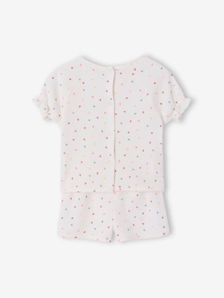 Lot 2 pyjashorts fille pratique vert sauge - vertbaudet enfant 