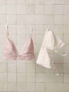 -Lot de 2 soutiens-gorge triangle d'allaitement