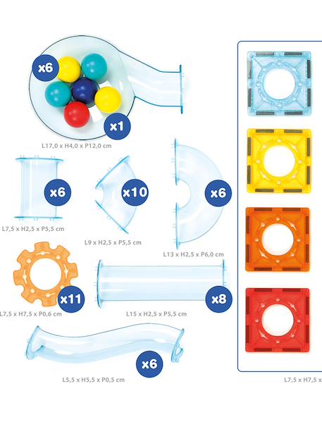 Magnetisch circuit meerkleurig - vertbaudet enfant 