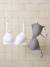 Lot 2 soutien-gorge allaitement coton bio gris chiné - vertbaudet enfant 