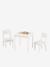 Tafel en 2 kinderstoelen met feston wit - vertbaudet enfant 