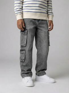 -Denim loose battle jongensbroek
