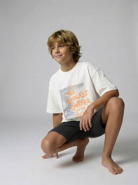 Lot 2 pyjama short surf anthracite - vertbaudet enfant 