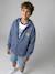 Sweat zippé oversize bleu grisé - vertbaudet enfant 