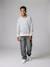 Jean garçon loose battle denim bleached+denim gris - vertbaudet enfant 