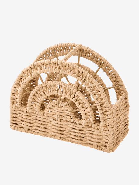 Pot crayons corde de papier arc-en-ciel beige - vertbaudet enfant 