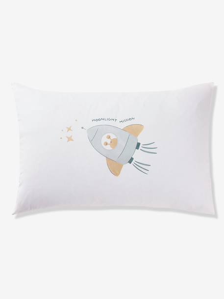 Parure housse de couette et taie d'oreiller écru - vertbaudet enfant 