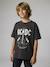 ACDC t-shirt met korte mouwen antraciet - vertbaudet enfant 