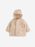 Regenjas 3 in 1 babymeisje met luipaardprint ecru - vertbaudet enfant 
