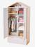 Armoire cabane en bois enfant blanc - vertbaudet enfant 
