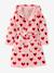 Peignoir en coton imprimé coeurs rose imprimé - vertbaudet enfant 