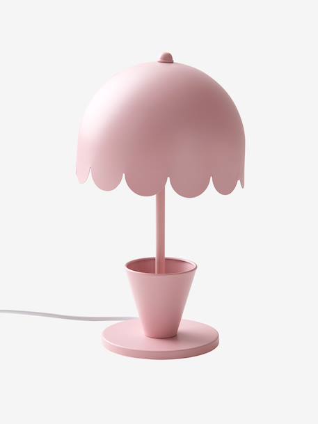 Lampe à poser en métal inclinable rose pâle - vertbaudet enfant 
