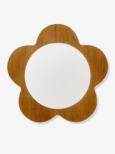 Miroir mural bois forme fleur bois - vertbaudet enfant 