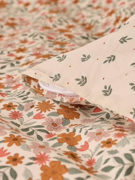 Kinderbedset Magicouette RETROFLOWER wit, bedrukt - vertbaudet enfant 