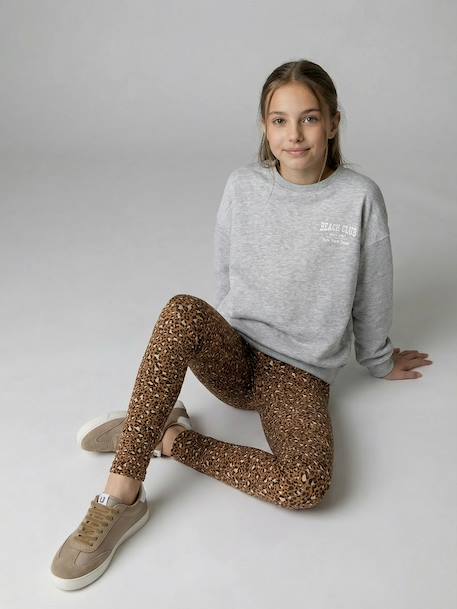Legging long imprimé marron - vertbaudet enfant 