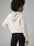 Sweater voor meisjes met capuchon voor sport vanille - vertbaudet enfant 
