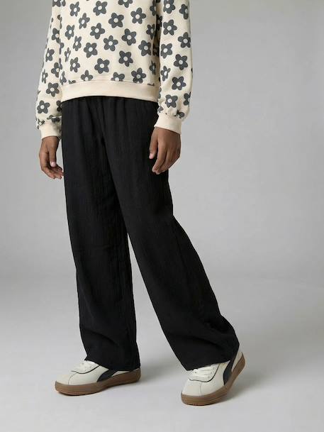 Fille-Legging-Pantalon large fille maille