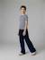 Pantalon large velours marine - vertbaudet enfant 