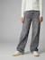 Pantalon large fille denim bleu clair+bleu moyen+denim gris - vertbaudet enfant 