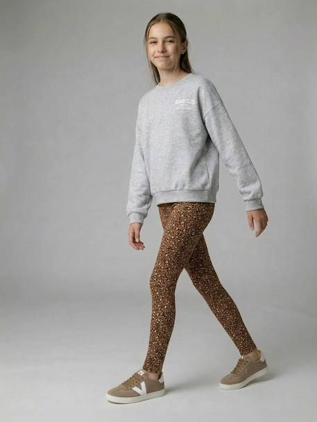 Legging long imprimé marron - vertbaudet enfant 