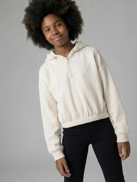 Fille-Sweat fille capuche sport
