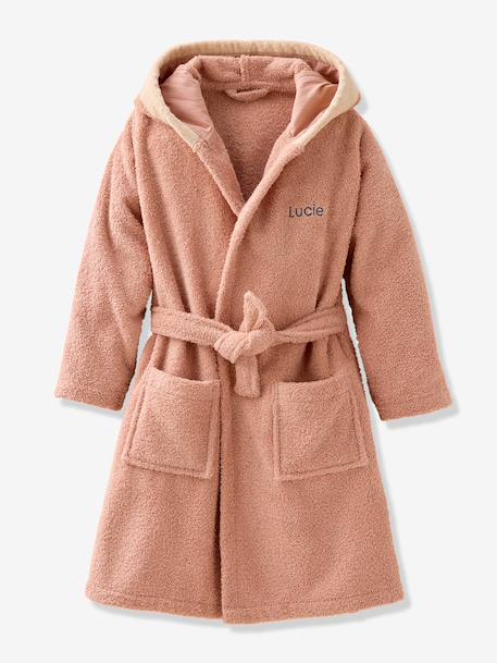 Peignoir enfant Biche personnalisable terracotta - vertbaudet enfant 
