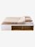 Tweepersoonsbed met opbergruimte 140x190cm wit - vertbaudet enfant 