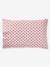 Parure housse de couette et taie d'oreiller rose imprimé - vertbaudet enfant 