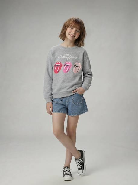 Fille-Short-Short denim 