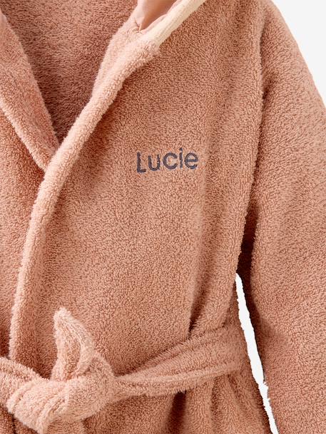 Peignoir enfant Biche personnalisable terracotta - vertbaudet enfant 