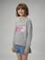 Sweater meisje ROLLING STONES gemêleerd grijs - vertbaudet enfant 