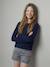 Gilet fille marine+vert sauge - vertbaudet enfant 