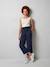 Pantalon en gaze de coton fille Jonen encre+kaki - vertbaudet enfant 