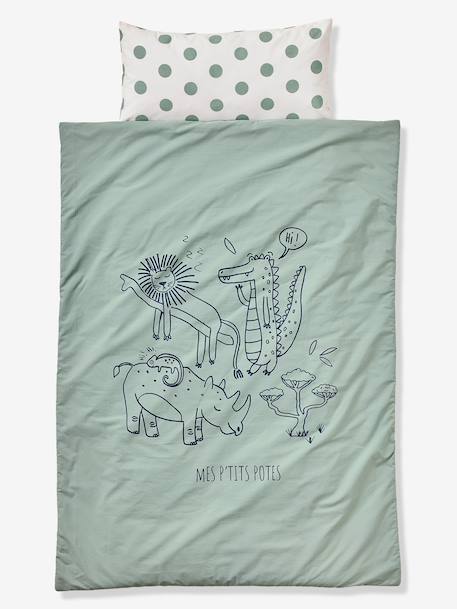 Couchage de sieste maternelle Minili vert sauge - vertbaudet enfant 
