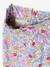 Pantalon fille large motifs fleurs vanille+vert - vertbaudet enfant 