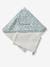Cape de bain personnalisable et gant de toilette MARGUERITE bleu imprimé - vertbaudet enfant 