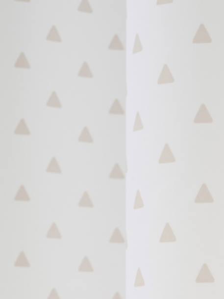 Rideau à œillets occultant imprimé triangle ECRU/ TRIANGLES - vertbaudet enfant 
