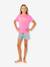Tee shirt manches courtes fille rose - vertbaudet enfant 