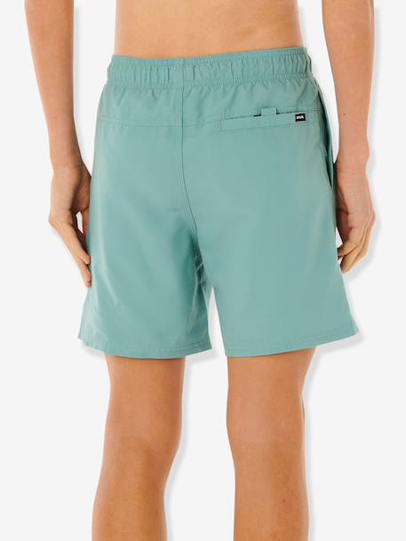 Zwemshort voor jongens groen+rood - vertbaudet enfant 