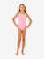 Maillot de bain une pièce fille rose - vertbaudet enfant 