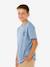 T-shirt manches courtes garçon bleu grisé - vertbaudet enfant 