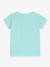 Meisjesshirt met regenboog van pailletten DANAMADE ijsblauw+roze (poederkleur) - vertbaudet enfant 