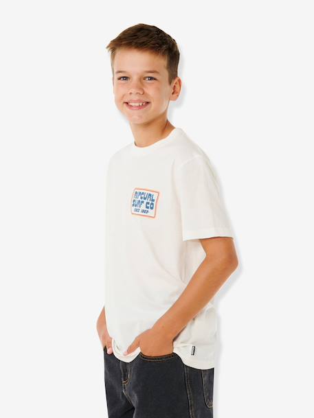 T-shirt garçon manches courtes écru - vertbaudet enfant 