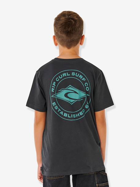 T-shirt jongens korte mouwen zwart - vertbaudet enfant 