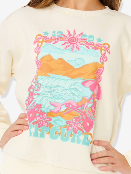 Sweat Sunshine Squad fille écru - vertbaudet enfant 